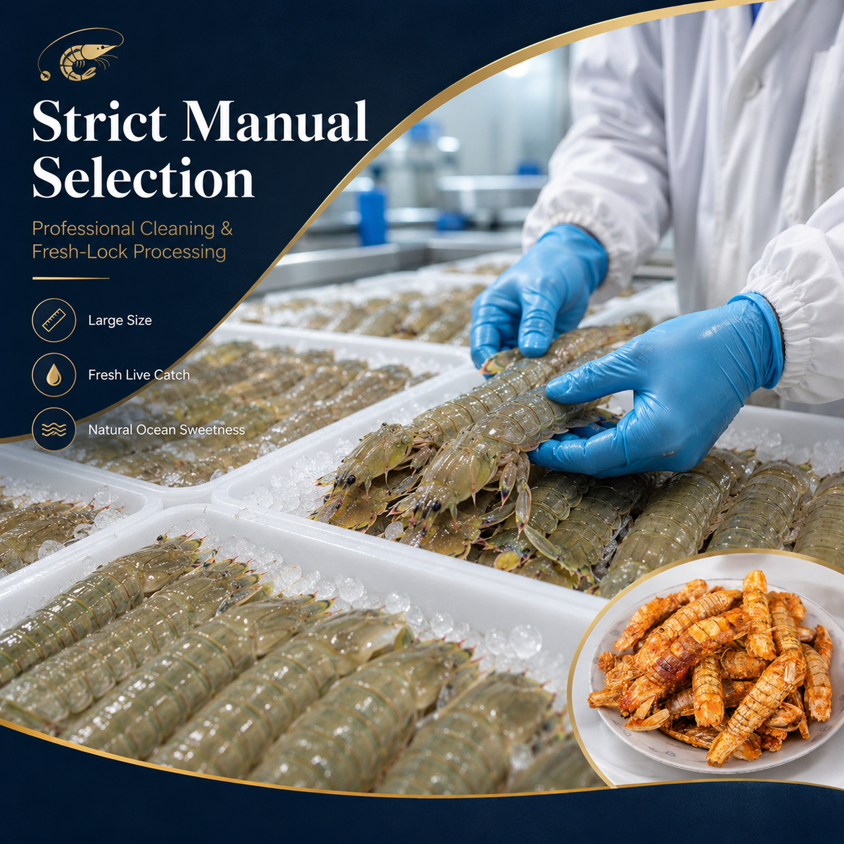 🦐Crispy & Spicy Mantis Shrimp Snacks - Crunchy, Bold & Flavorful Seafood Treat-H